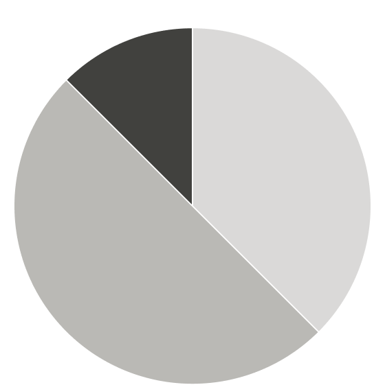 Example of a pie chart visualization