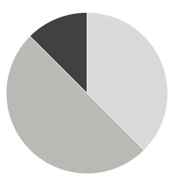 Example of a pie chart visualization