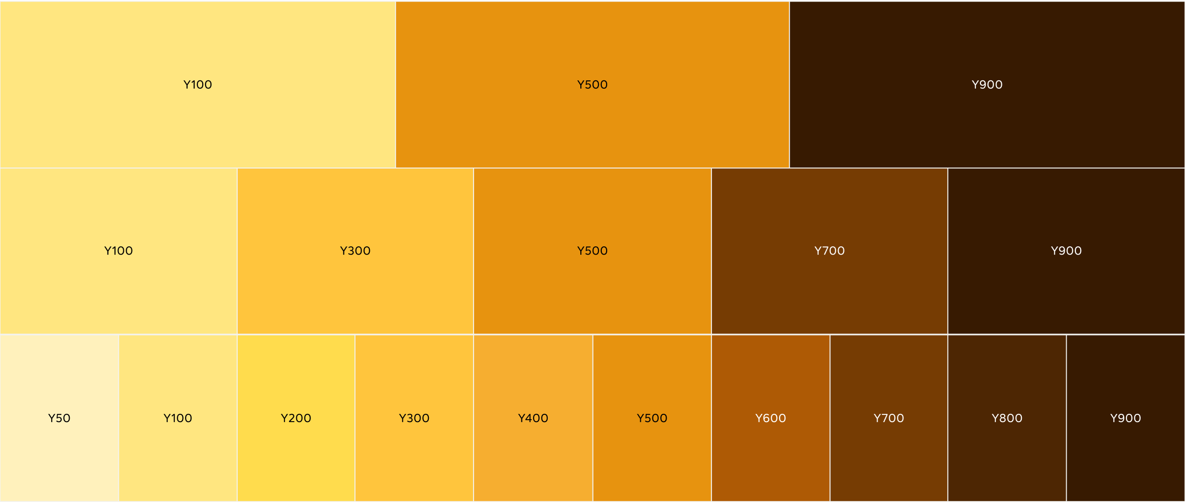 Gradient txamples of contrasting colors