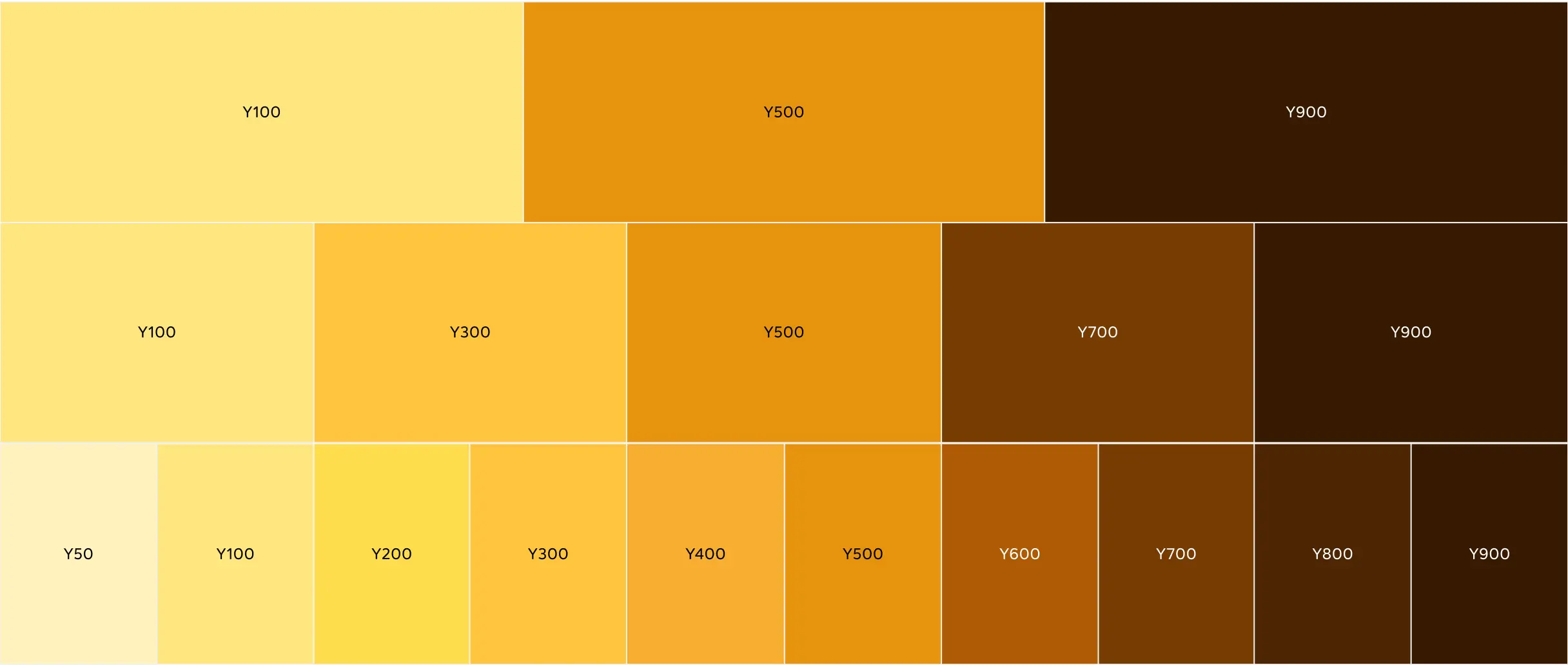 Gradient txamples of contrasting colors