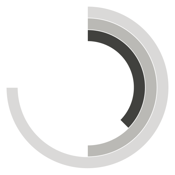 Example of a circular gauge visualization