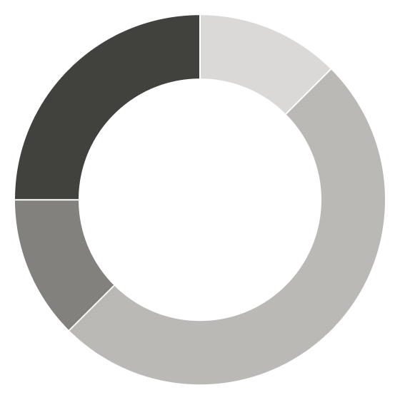 Example of a donut chart